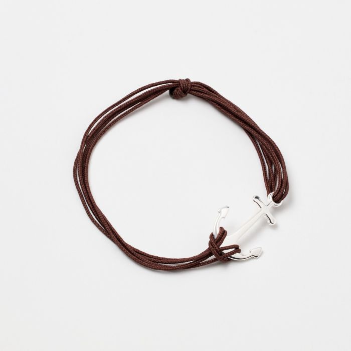 Atelier De Famille Bracelet Ancre Argent Massif