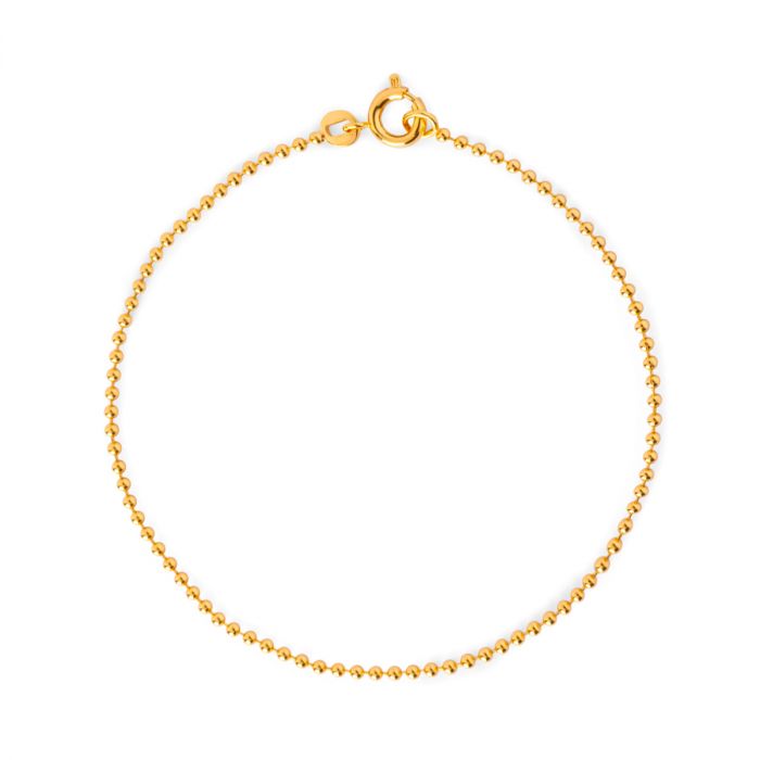 Atelier De Famille Bracelet Chaîne Petites Billes