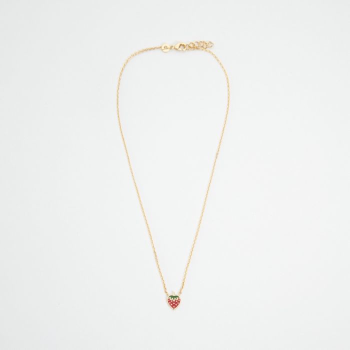 Atelier De Famille Collier Fraise Plaqué Or