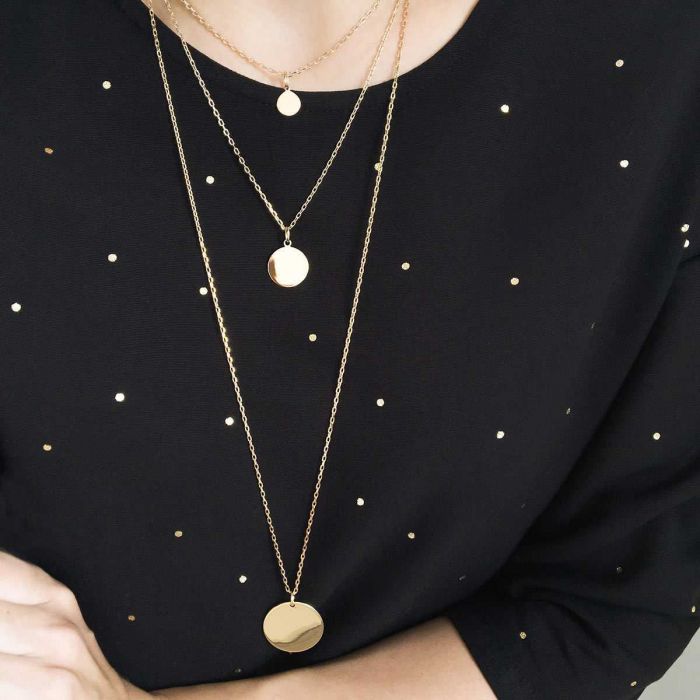 atelier de famille Trio de médailles sur chaînes