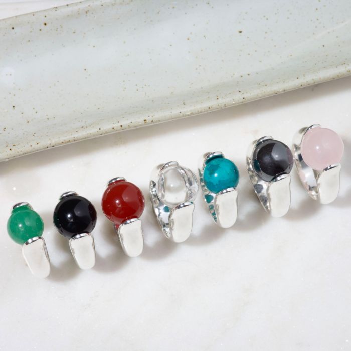 Atelier De Famille Bague Aux Pierres Interchangeables® 2 Grosses Pierres
