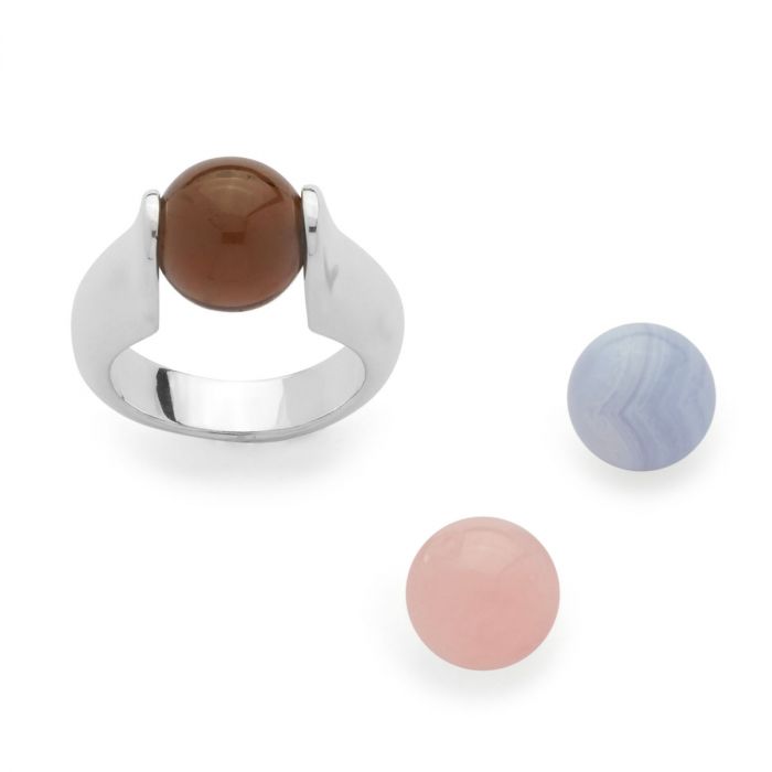 Atelier De Famille Bague Aux Pierres Interchangeables® 3 Petites Pierres