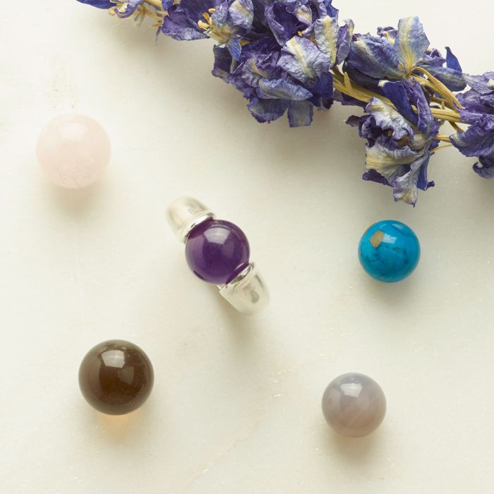 Atelier De Famille Bague Aux Pierres Interchangeables® 3 Petites Pierres