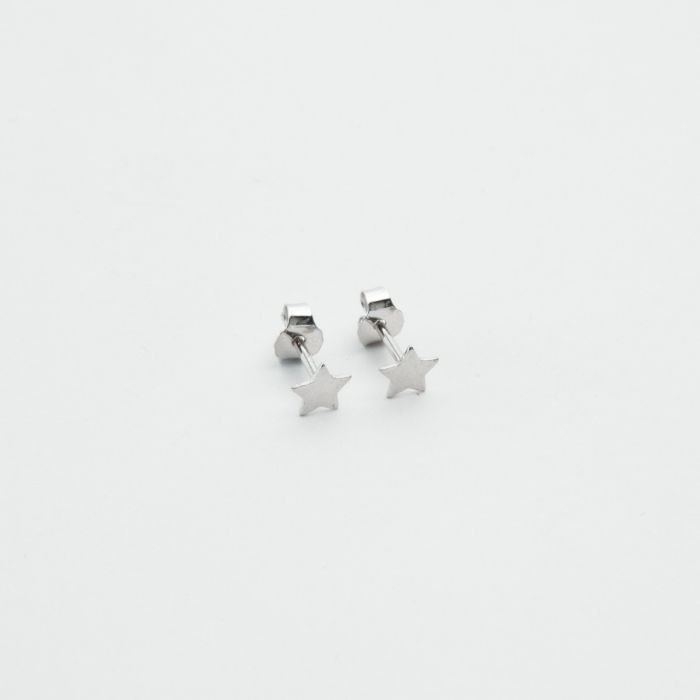 atelier de famille Boucles d'oreilles Mini étoile Argent massif atelier de famille Boucles d'oreilles Mini étoile Argent massif
