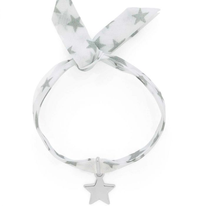 atelier de famille Bracelet 1 mini breloque sur lien liberty Argent massif (gravure manuelle)