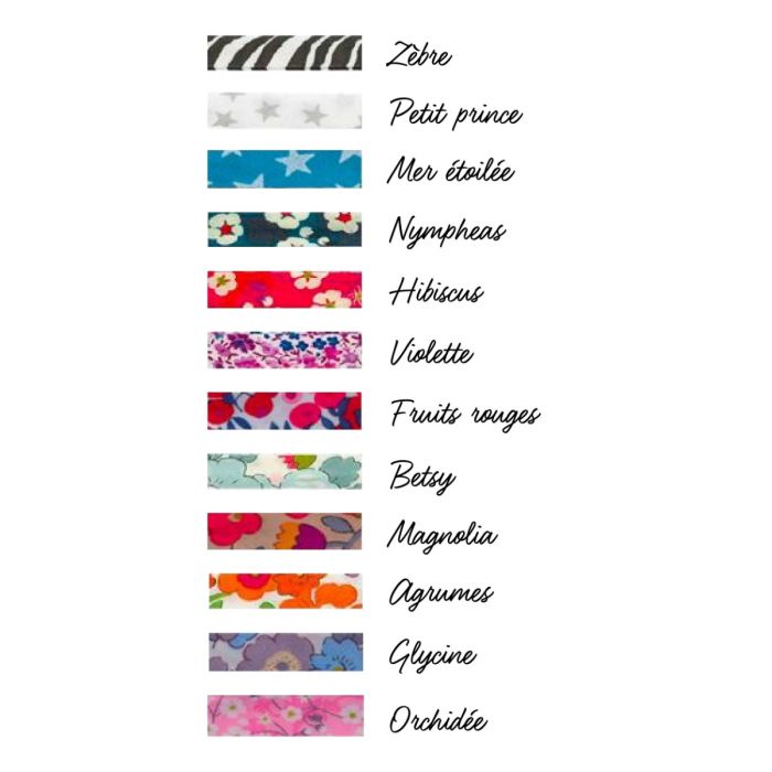 Atelier De Famille Bracelet à Composer Sur Ruban Liberty Argent Massif (gravure Manuelle)