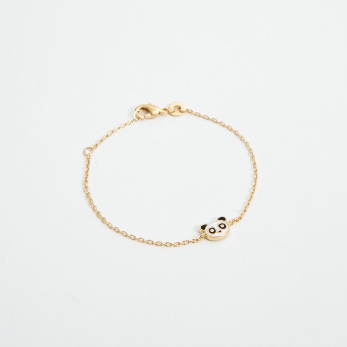 atelier de famille Bracelet Didou le panda en Plaqué or atelier de famille Bracelet Didou le panda en Plaqué or