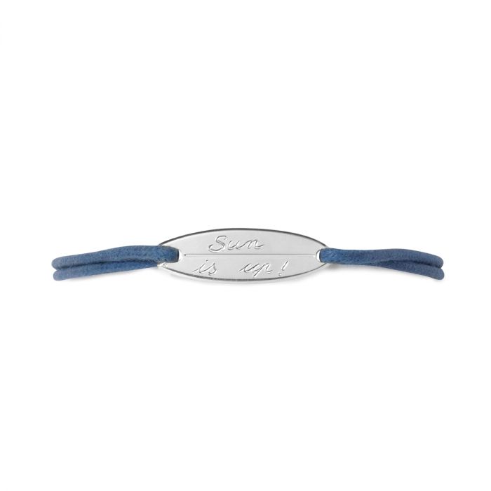 Atelier De Famille Bracelet Planche De Surf Sur Coton Ciré