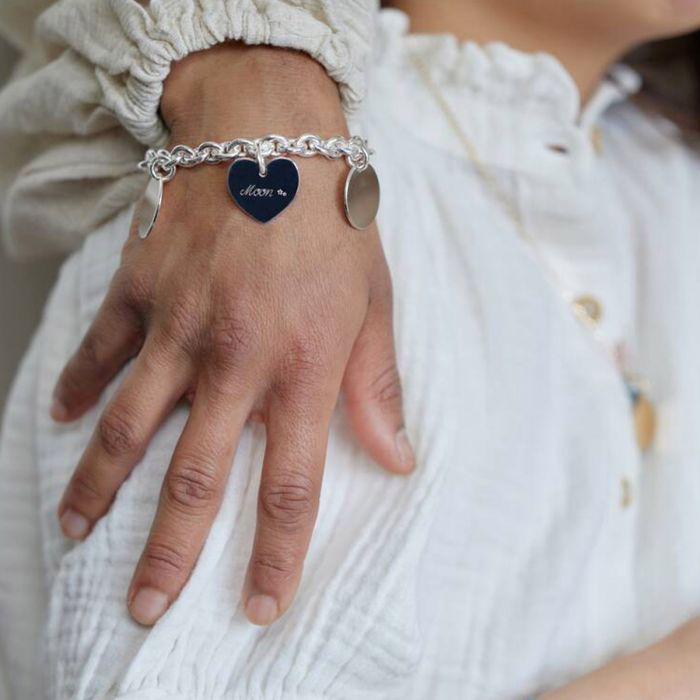 Atelier De Famille Bracelet Vendôme Et Breloques à Composer Argent Massif