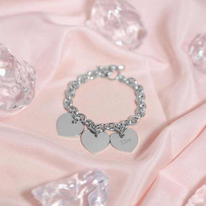 atelier de famille Bracelet Vendôme et breloques à composer Argent massif