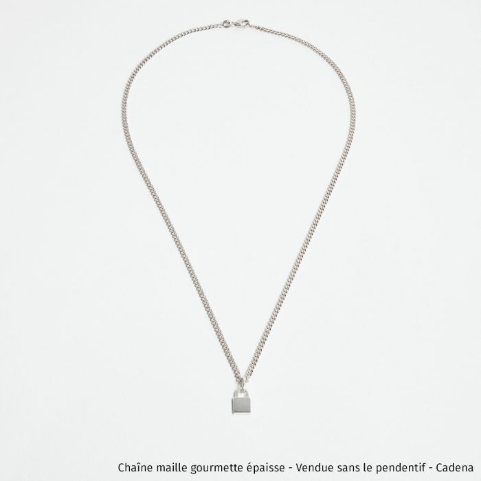 Atelier De Famille Chaîne Maille Gourmette Pour Homme