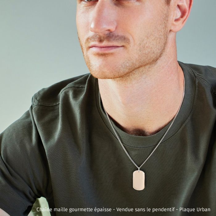 Atelier De Famille Chaîne Maille Gourmette Pour Homme