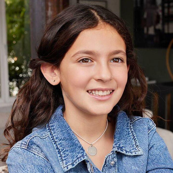 Atelier De Famille Collier 1 Breloque Sur Lien Coton Argent Massif (gravure Manuelle)