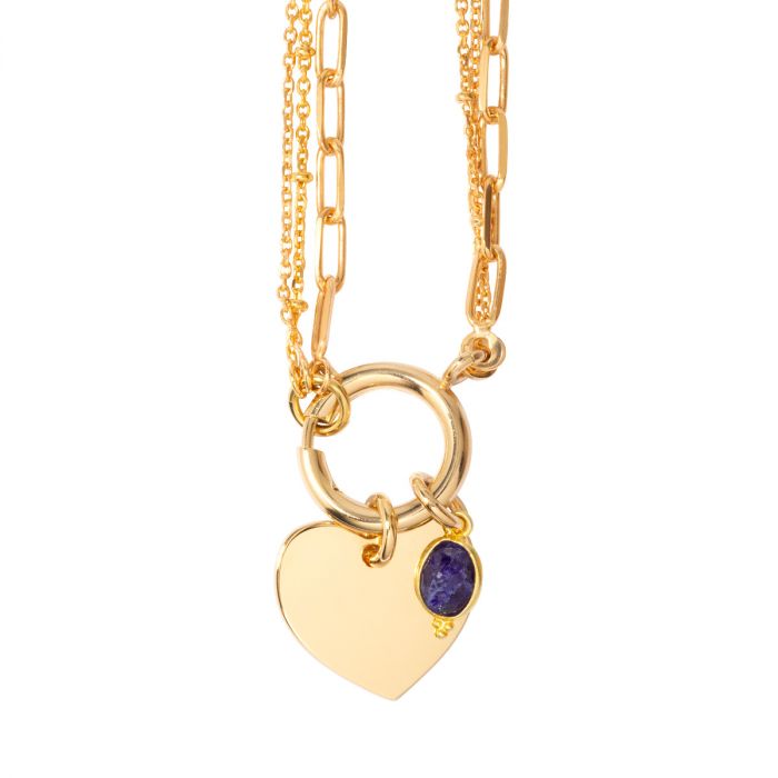 Atelier De Famille Collier Artémis Pierre Baroque Et Breloque En Option