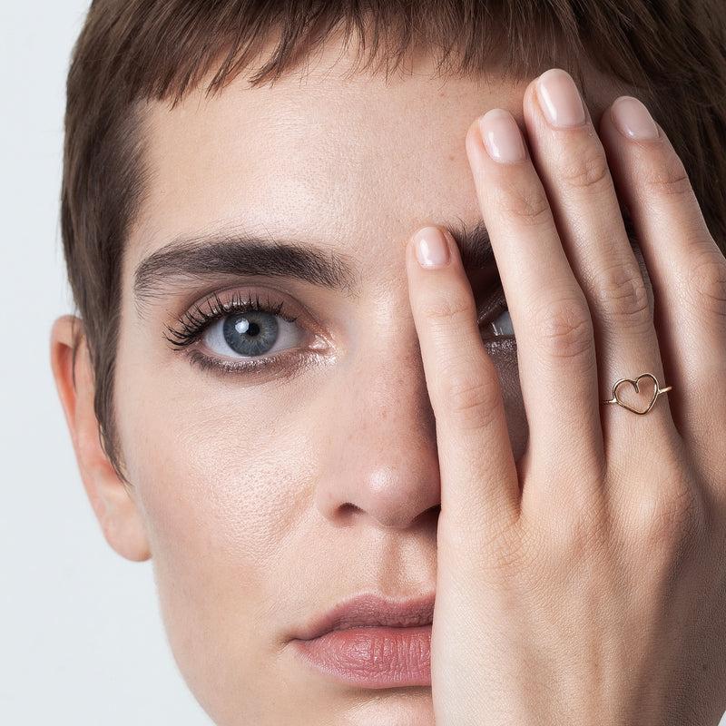 Atelier Paulin Bague Cœur - Or Jaune 750/1000