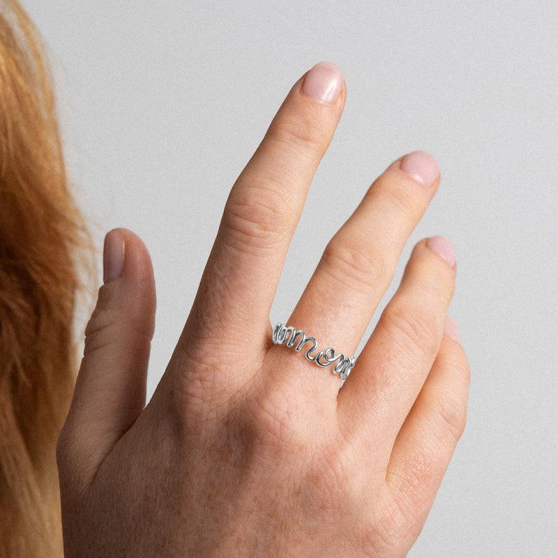 Atelier Paulin Bague Originale Amour - Argent