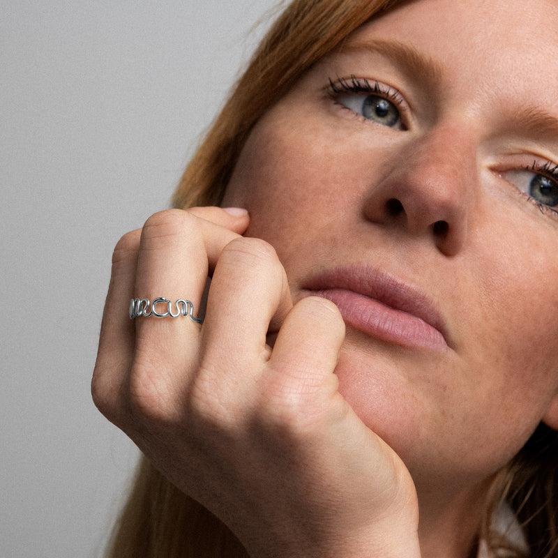 Atelier Paulin Bague Originale Maman - Argent