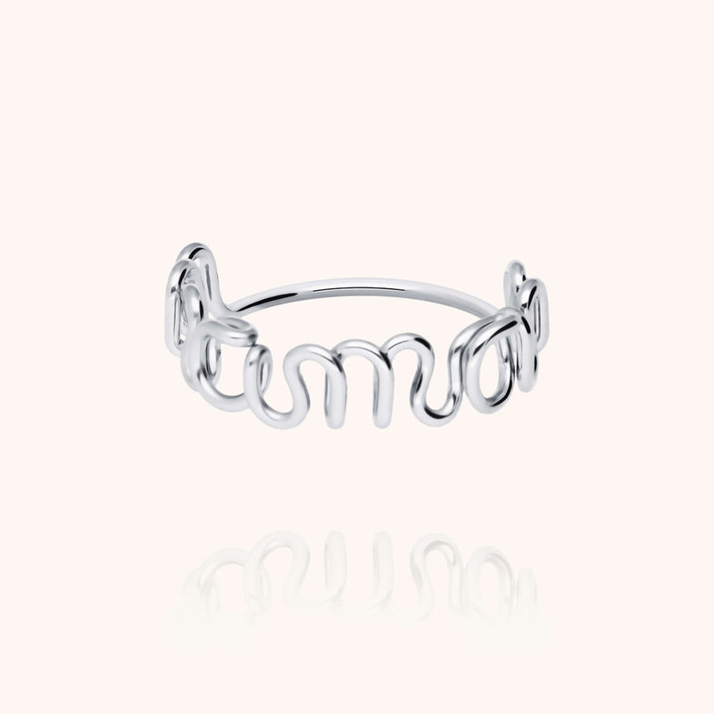atelier paulin Bague Originale Maman - argent atelier paulin Bague Originale Maman - argent