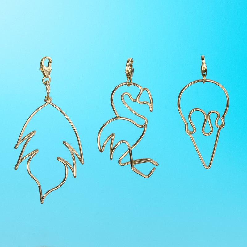 Atelier Paulin Big Locket Charms Flamingo