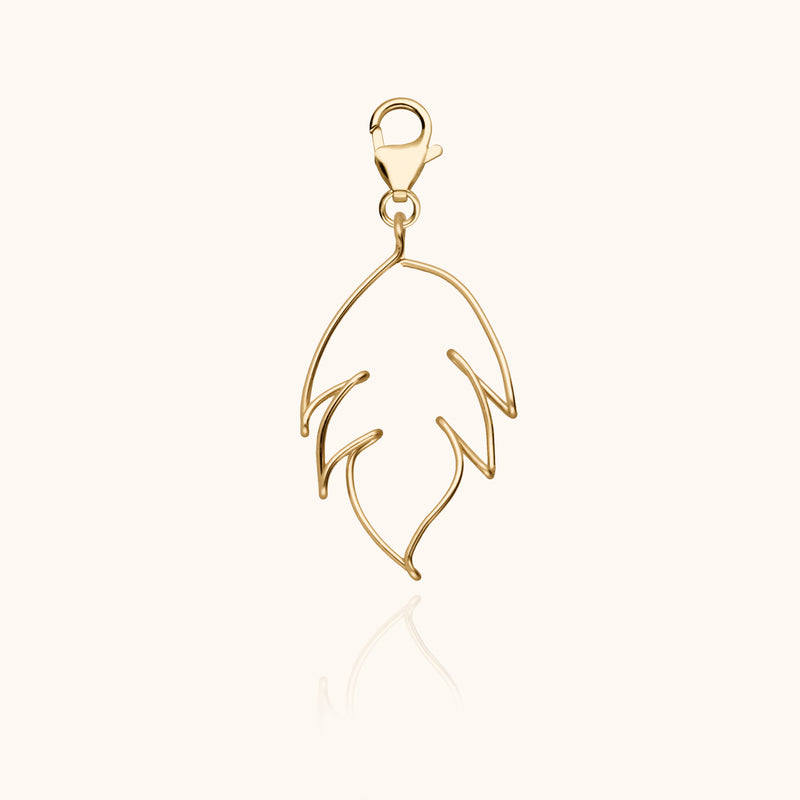 atelier paulin Big Locket Charms Leaf