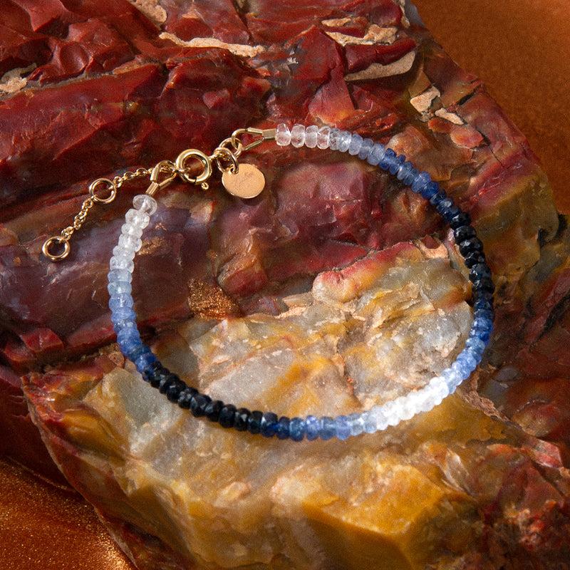 Atelier Paulin Bracelet Chaîne Nonza - Saphir Bleu