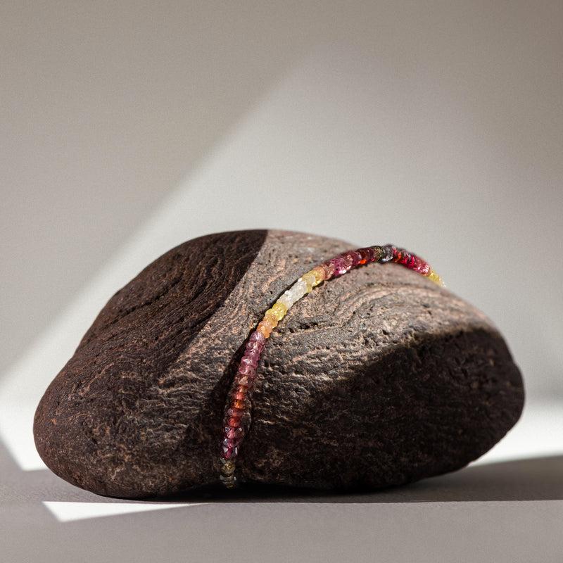 Atelier Paulin Bracelet Chaîne Nonza - Saphir Fauve