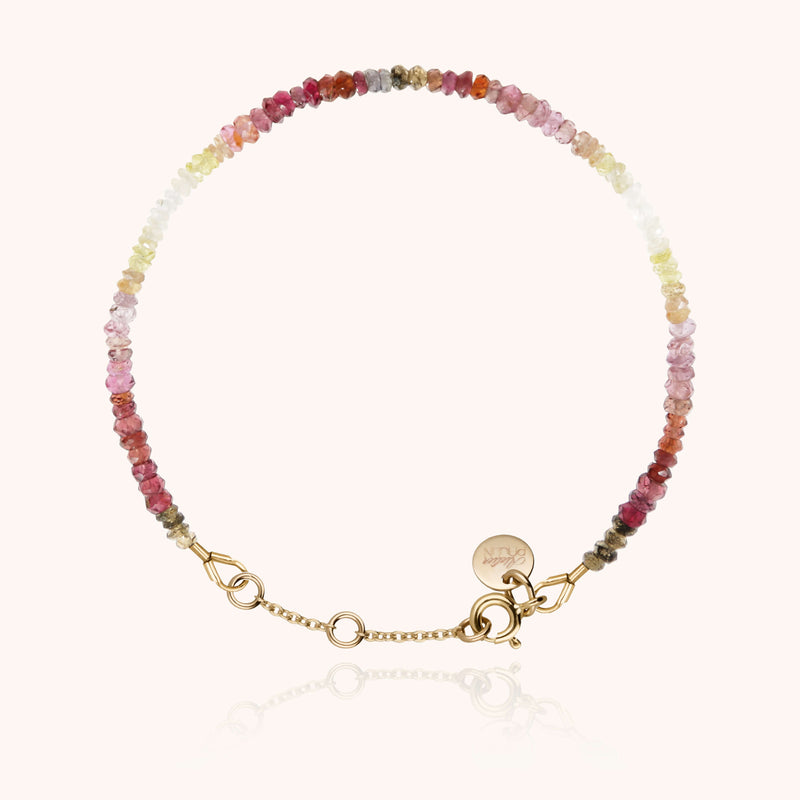 atelier paulin Bracelet Chaîne Nonza - saphir fauve