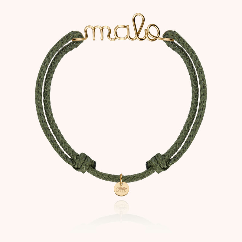 Atelier Paulin Bracelet Cordon Ciré Personnalisé