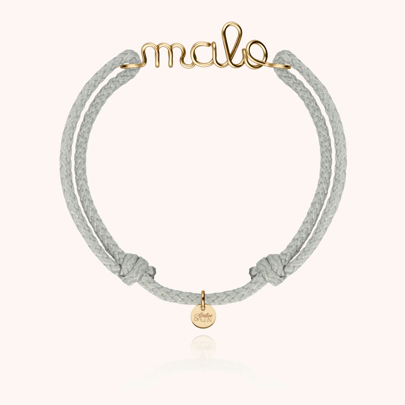 Atelier Paulin Bracelet Cordon Ciré Personnalisé