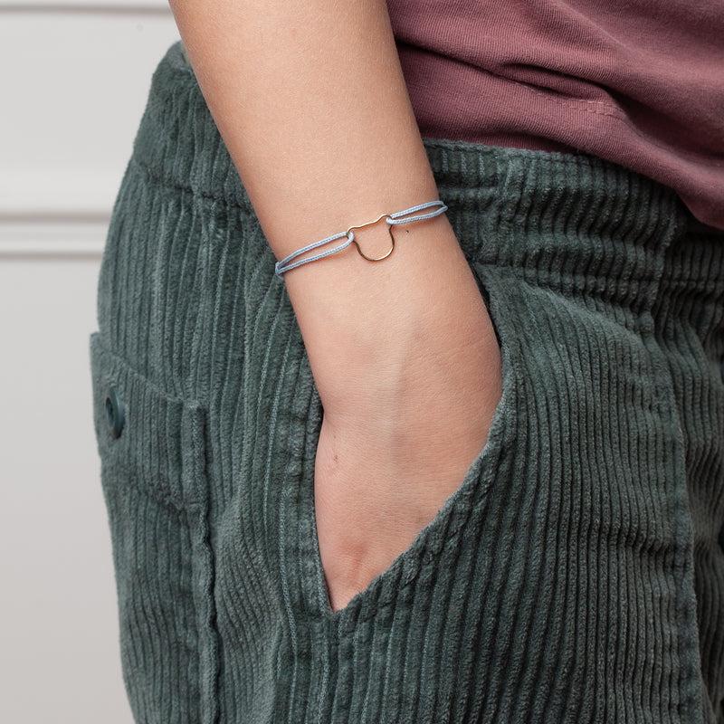 Atelier Paulin Bracelet Cordon Enfant Petit Ourson
