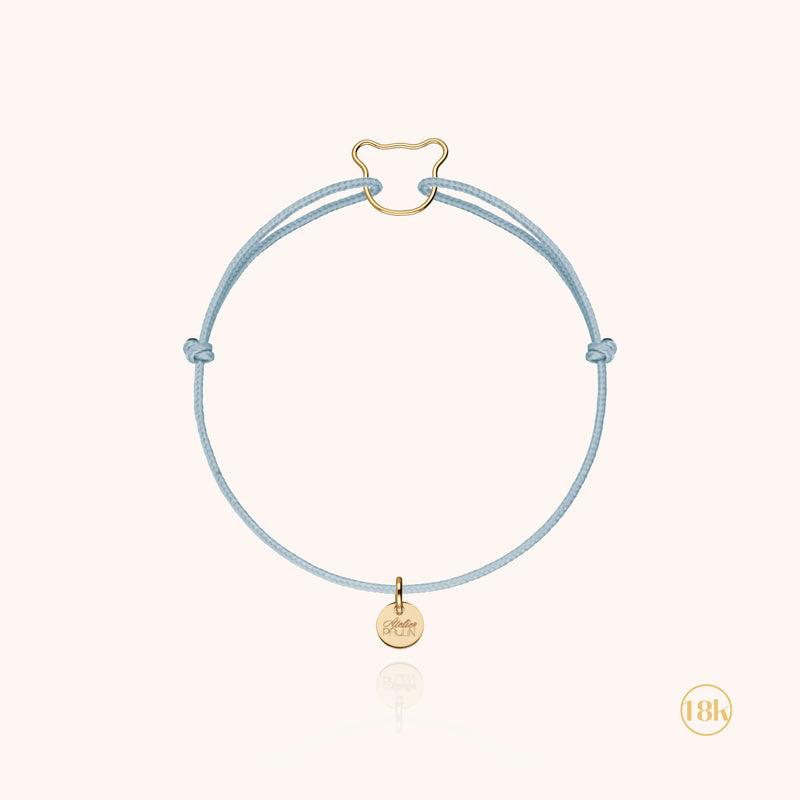 Atelier Paulin Bracelet Cordon Enfant Petit Ourson