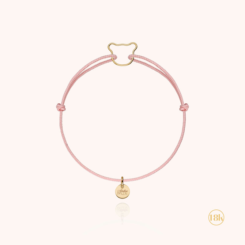 Atelier Paulin Bracelet Cordon Enfant Petit Ourson