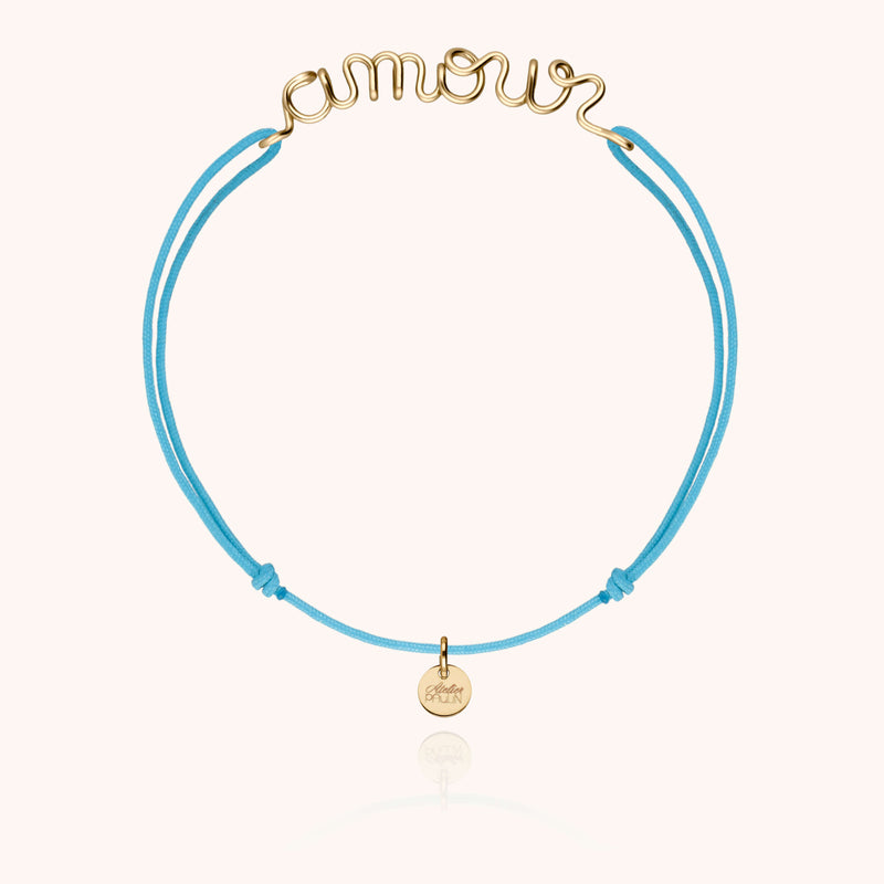 Atelier Paulin Bracelet Cordon Fluo Personnalisé
