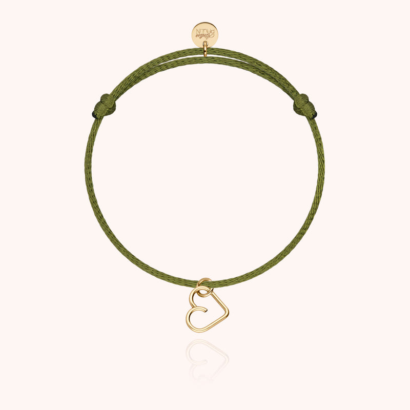 Atelier Paulin Bracelet Cordon Lucky Charms - Coeur