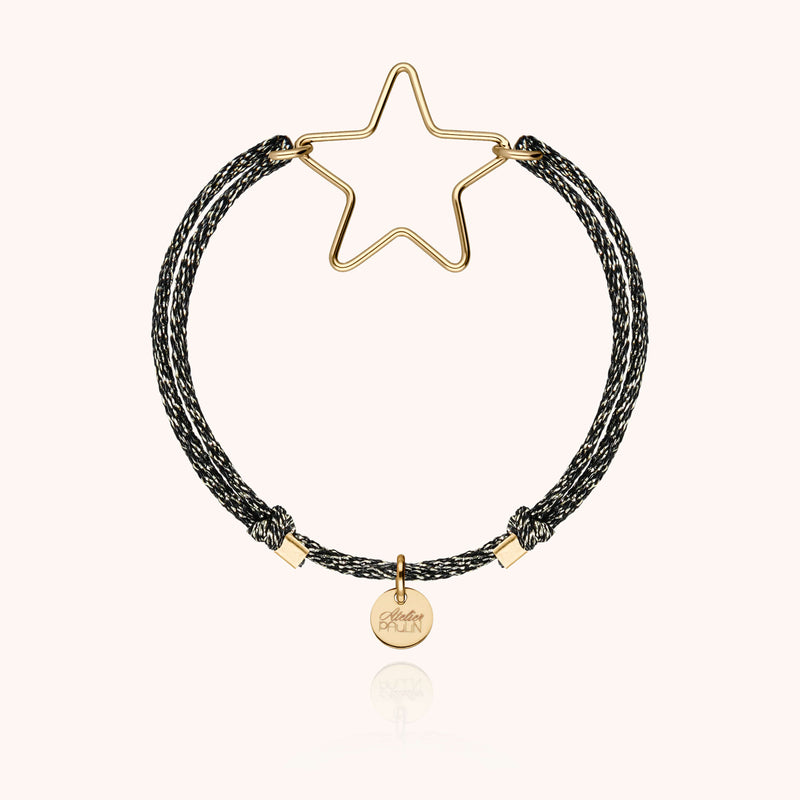 Atelier Paulin Bracelet Cordon Lurex Mini Star