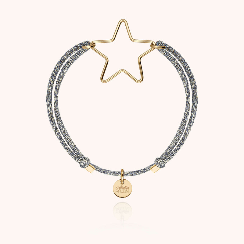 Atelier Paulin Bracelet Cordon Lurex Mini Star