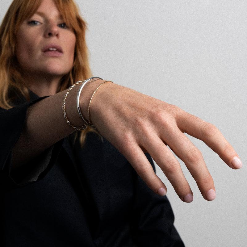 Atelier Paulin Bracelet O Cube - Argent