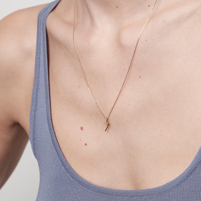 Atelier Paulin Collier Numéro - Or Jaune 750/1000