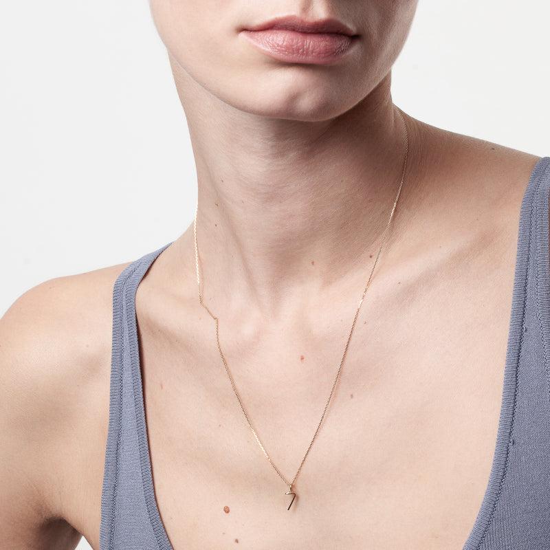 Atelier Paulin Collier Numéro - Or Jaune 750/1000