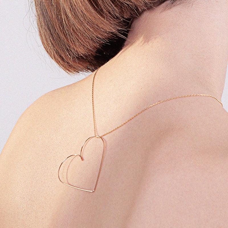 Atelier Paulin Collier Petit Coeur - Or Jaune Laminé