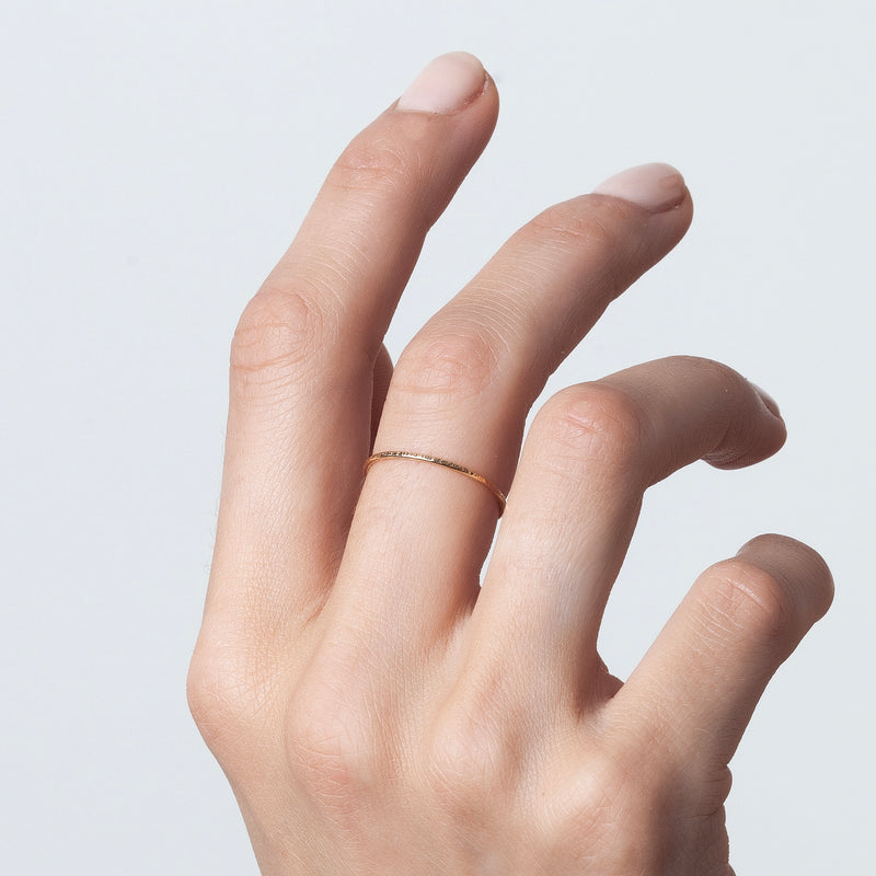 Atelier Paulin Bague Héra Ciselée N°2 - Or Jaune 750/1000