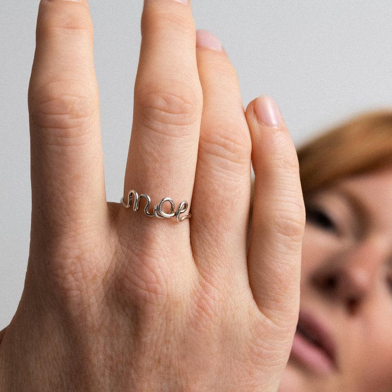 Atelier Paulin Bague Originale Personnalisée - Argent