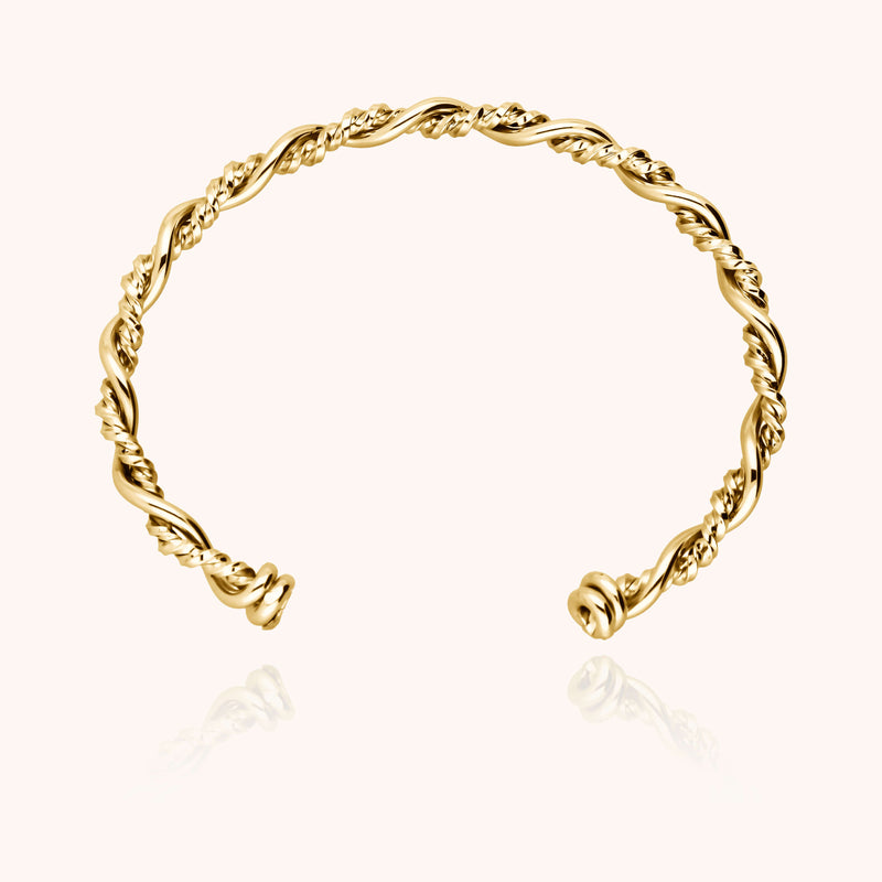 Atelier Paulin Bracelet Bramble Monochrome - Or Jaune Laminé