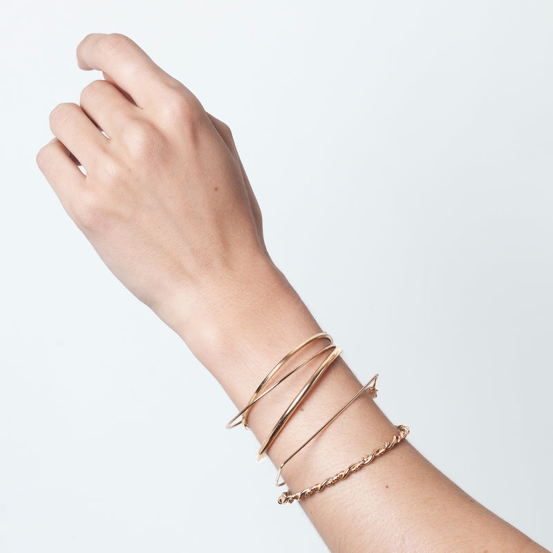 Atelier Paulin Bracelet Bramble Monochrome - Or Jaune Laminé