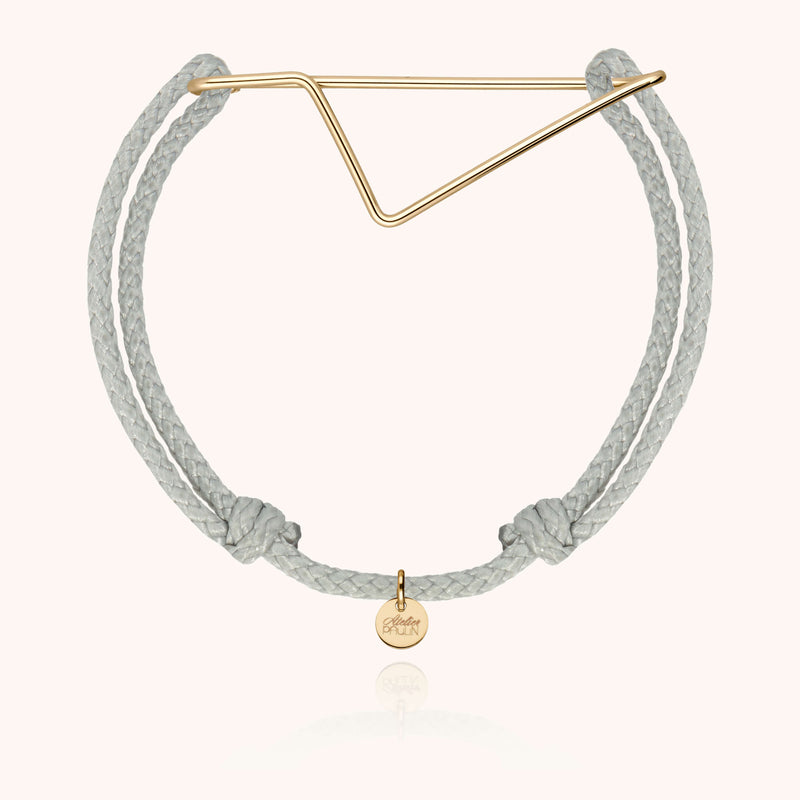 Atelier Paulin Bracelet Cordon Corsica - Pendentif De Forme Corse Sur Cordon Par Atelier Paulin