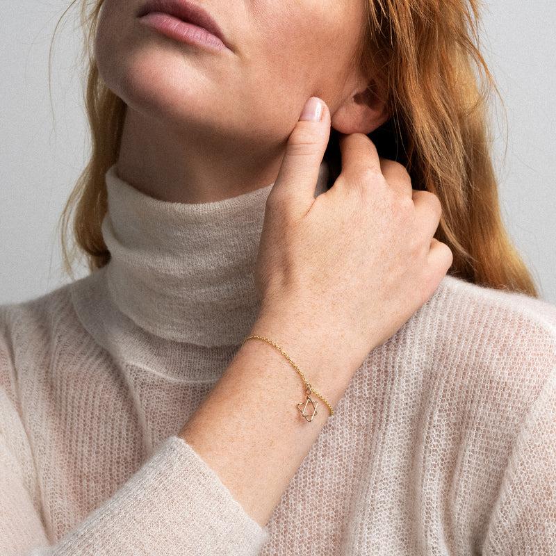 Atelier Paulin Bracelet Symbolic Charms - étoile De David