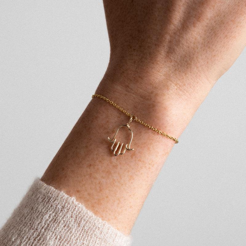 Atelier Paulin Bracelet Symbolic Charms - Main De Fatma