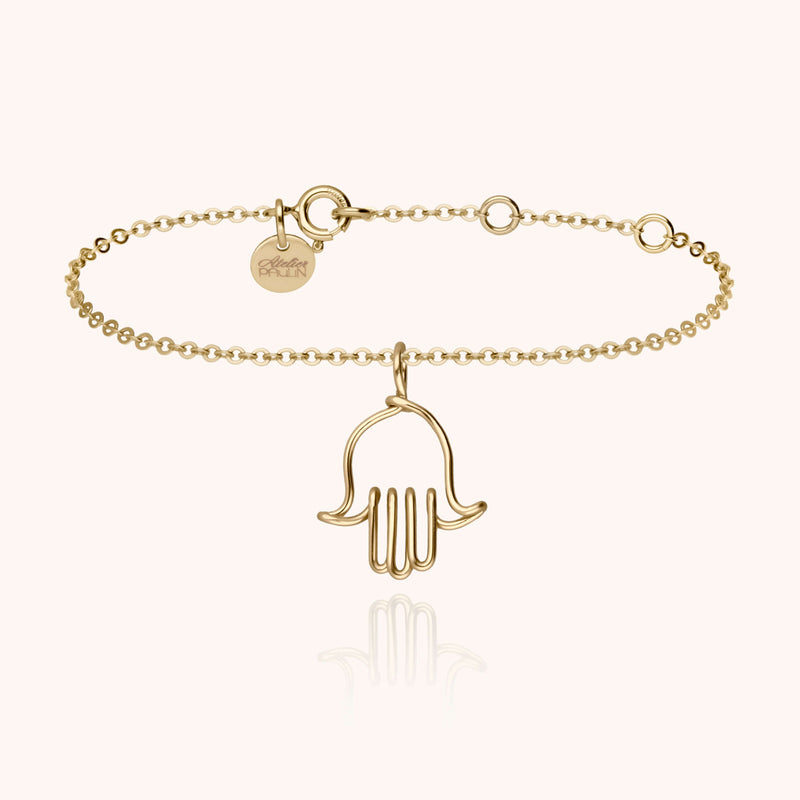 atelier paulin Bracelet Symbolic Charms - main de Fatma