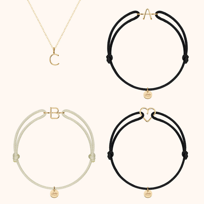 Atelier Paulin Coffret L'Initiale - Or Jaune 750/1000