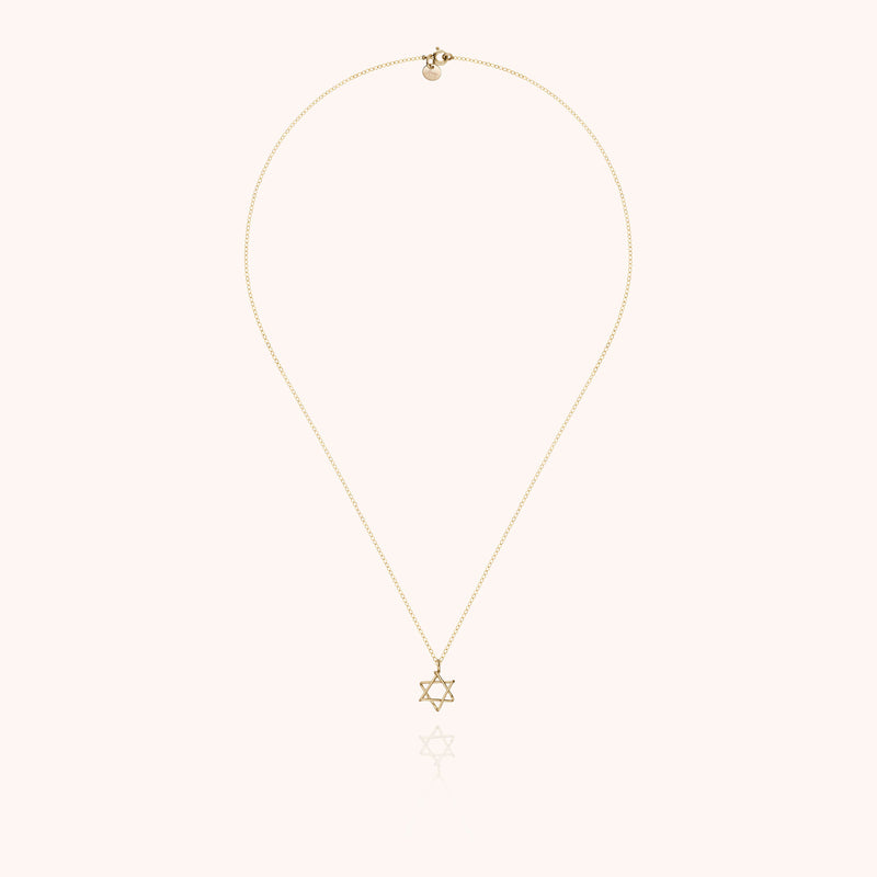 Atelier Paulin Collier Charms Symbolic - étoile De David